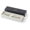 Stylo bille en acier inoxydable luxe Sonnet Matières : métal Couleurs : acier personnalisable avec votre logo