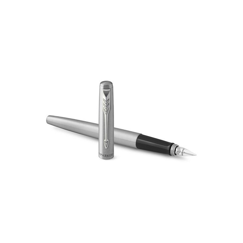 Stylo à plume personnalisé élégant et précis Parker Jotter Core Matières : métal Couleurs : acier cadeau entreprise pas cher
