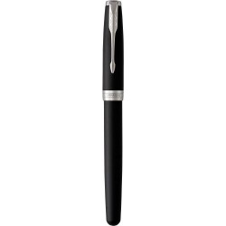 Stylo de Luxe Personnalisé Roller Parker Sonnet pas cher Matières : métal Couleurs : noir