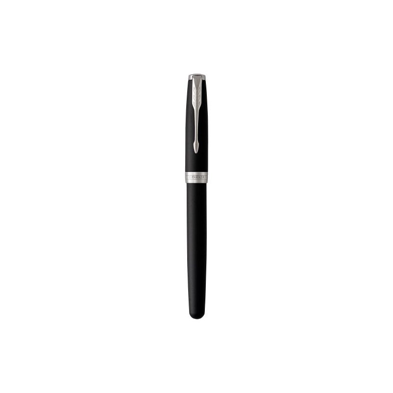 Stylo de Luxe Personnalisé Roller Parker Sonnet pas cher Matières : métal Couleurs : noir