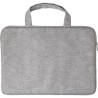 Sacoche Éco-responsable en rPET pour Ordinateur Ibrahim Pratique Matières : éponge Couleurs : gris personnalisable avec votre lo