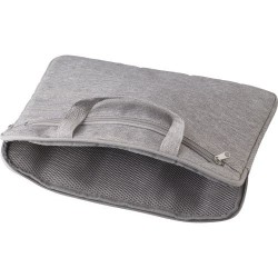 Sacoche Éco-responsable en rPET pour Ordinateur Ibrahim Pratique Matières : éponge Couleurs : gris impression haute définition