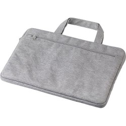 Sacoche Éco-responsable en rPET pour Ordinateur Ibrahim Pratique Matières : éponge Couleurs : gris marquage laser ultra précis