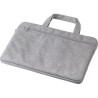 Sacoche Éco-responsable en rPET pour Ordinateur Ibrahim Pratique Matières : éponge Couleurs : gris marquage laser ultra précis