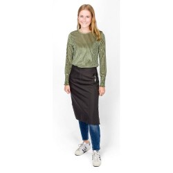 Tablier de barman en polyester 100% personnalisé - Farah Matières : coton Couleurs : noir cadeau entreprise pas cher