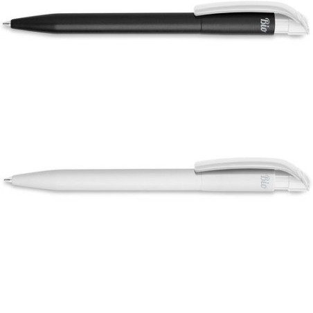 Stylo à bille  BIO PLA personnalisé S45 - Cadeau d'entreprise Matières : plastique Couleurs : blanc livraison express 24h 48h