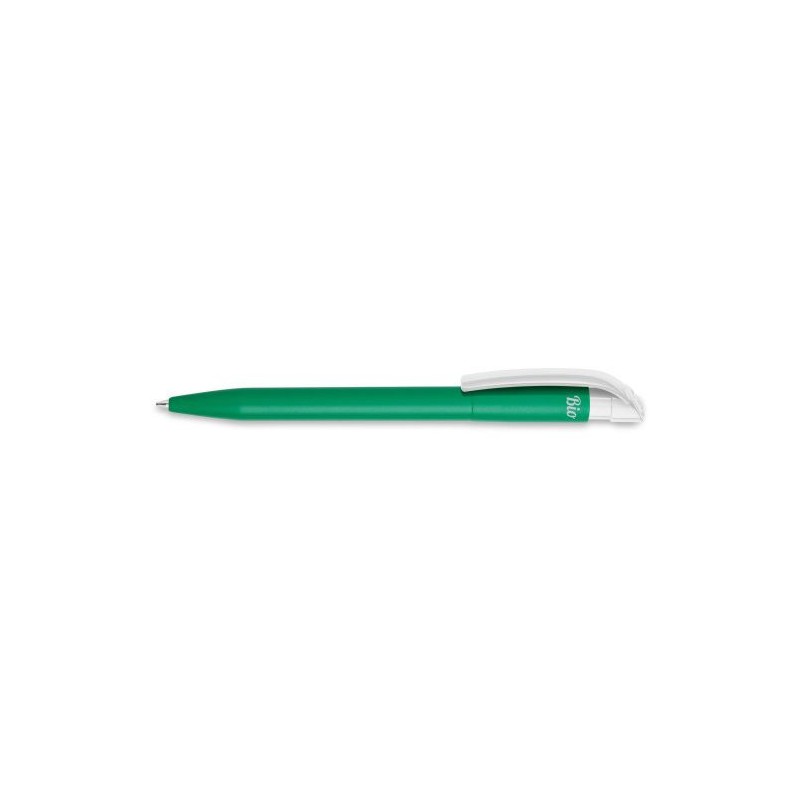 Stylo à bille  BIO PLA personnalisé S45 - Cadeau d'entreprise Matières : plastique Couleurs : blanc personnalisation rapide en F