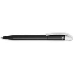 Stylo à bille  BIO PLA personnalisé S45 - Cadeau d'entreprise Matières : plastique Couleurs : noir personnalisable avec votre lo