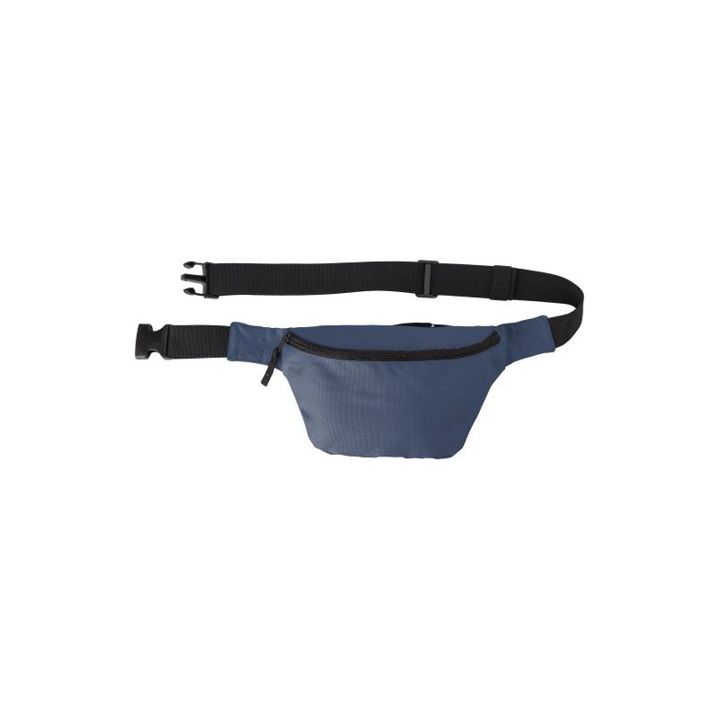 Sac banane personnalisé en polyester - Leonardo, idéal pour vos sorties Matières : polyester Couleurs : bleu