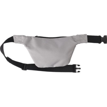 Sac banane personnalisé en polyester - Leonardo, idéal pour vos sorties Matières : polyester Couleurs : gris cadeau entreprise p