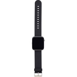 Montre connectée ABS personnalisée avec suivi santé et fitness - Dominic Matières : plastique Couleurs : noir cadeau entreprise 