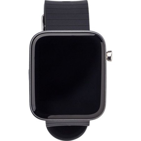Montre connectée ABS personnalisée avec suivi santé et fitness - Dominic Matières : plastique Couleurs : noir goodies publicitai