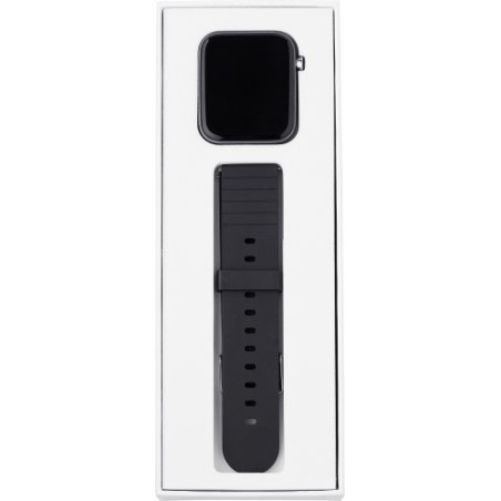 Montre connectée ABS personnalisée avec suivi santé et fitness - Dominic Matières : plastique Couleurs : noir impression haute d