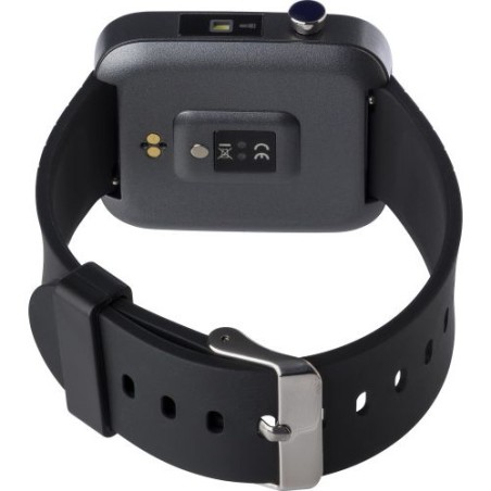Montre connectée ABS personnalisée avec suivi santé et fitness - Dominic Matières : plastique Couleurs : noir livraison express 