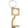 Ouvre-porte en cuivre personnalisé Finnegan Matières : cuivre Couleurs : cuivre personnalisable avec votre logo