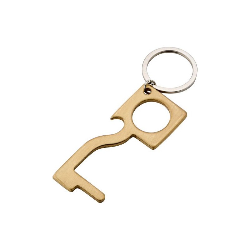 Ouvre-porte en cuivre personnalisé Finnegan Matières : cuivre Couleurs : cuivre cadeau entreprise pas cher