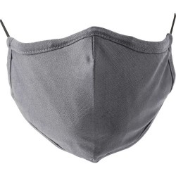 Masque réutilisable en coton et polyester Riyan Matières : coton Couleurs : gris