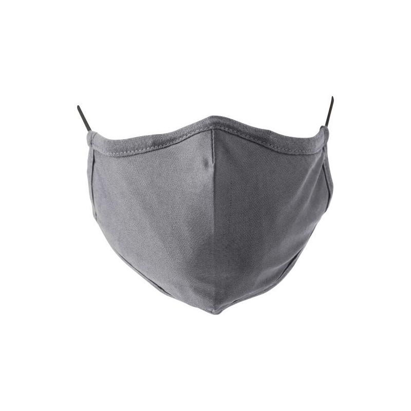Masque réutilisable en coton et polyester Riyan Matières : coton Couleurs : gris