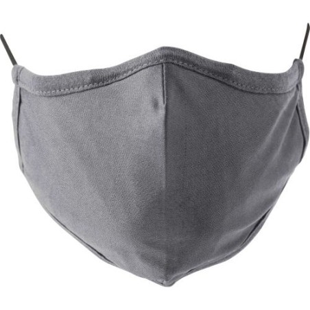 Masque réutilisable en coton et polyester Riyan Matières : coton Couleurs : gris