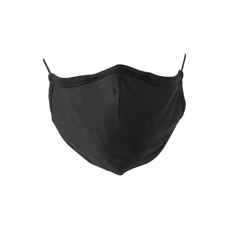 Masque réutilisable en coton et polyester Riyan Matières : coton Couleurs : gris marquage laser ultra précis