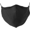 Masque réutilisable en coton et polyester Riyan Matières : coton Couleurs : gris marquage laser ultra précis