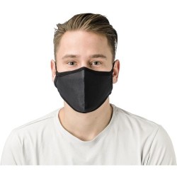 Masque réutilisable en coton et polyester Riyan Matières : coton Couleurs : gris livraison express 24h 48h