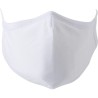 Masque réutilisable en coton et polyester Riyan Matières : coton Couleurs : blanc personnalisable avec votre logo