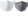 Masque réutilisable en coton et polyester Riyan Matières : coton Couleurs : blanc cadeau entreprise pas cher