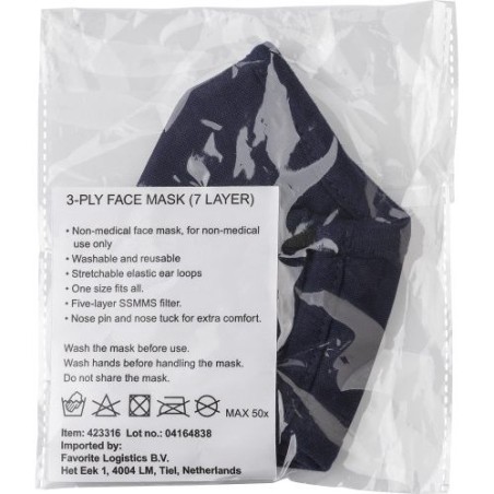 Masque Réutilisable en Coton et Polyester Riyan