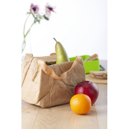 Sac isotherme  en papier laminé personnalisé Callen - Idéal pour vos repas pratiques et pas cher Matières : aluminium Couleurs :