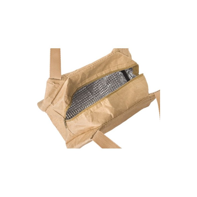 Sac isotherme  en papier laminé personnalisé Callen - Idéal pour vos repas pratiques et pas cher Matières : aluminium Couleurs :