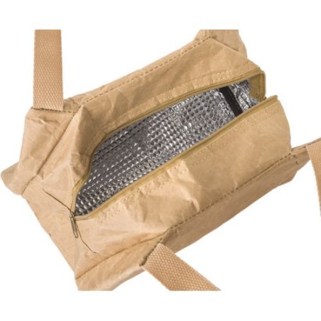 Sac isotherme  en papier laminé personnalisé Callen - Idéal pour vos repas pratiques et pas cher Matières : aluminium Couleurs :