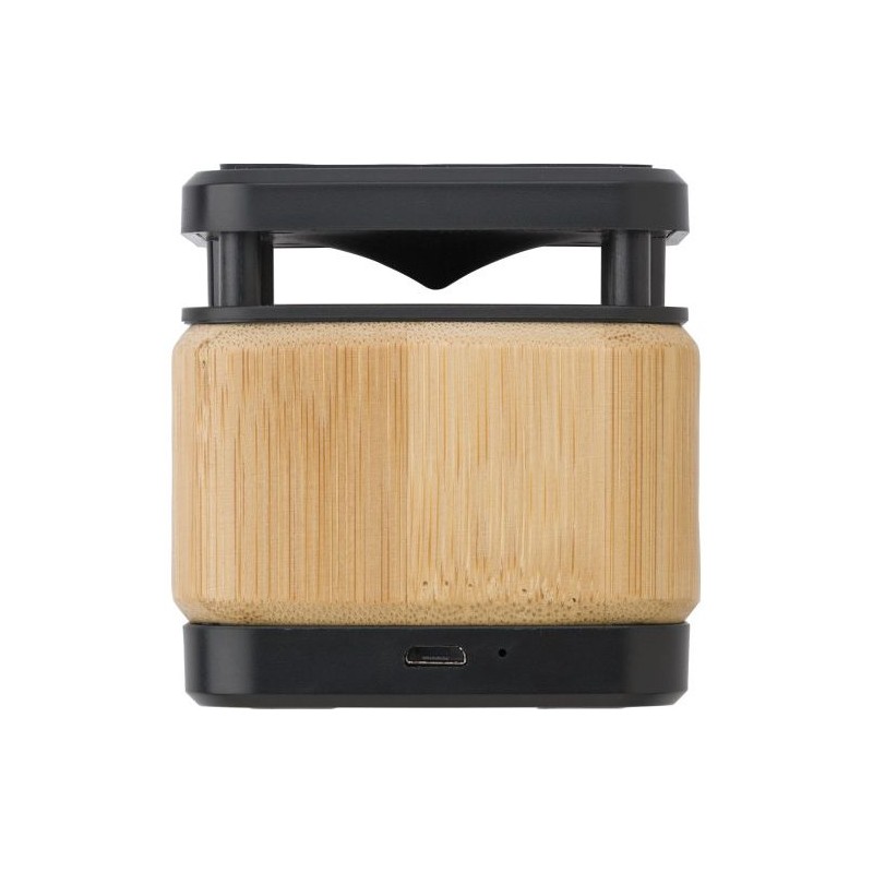 Enceinte et Chargeur à Induction en Bambou Nova