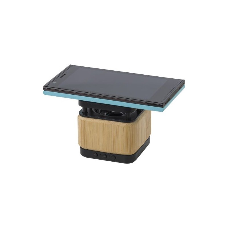 Enceinte et Chargeur à Induction en Bambou Nova