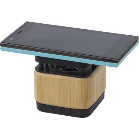 Enceinte et Chargeur à Induction en Bambou Nova