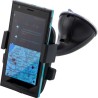 Support de téléphone personnalisé pratique idéal pour voiture - Laurine Matières : plastique Couleurs : noir marquage laser ultr