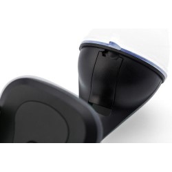 Support de téléphone personnalisé pratique idéal pour voiture - Laurine Matières : plastique Couleurs : noir objet promotionnel 