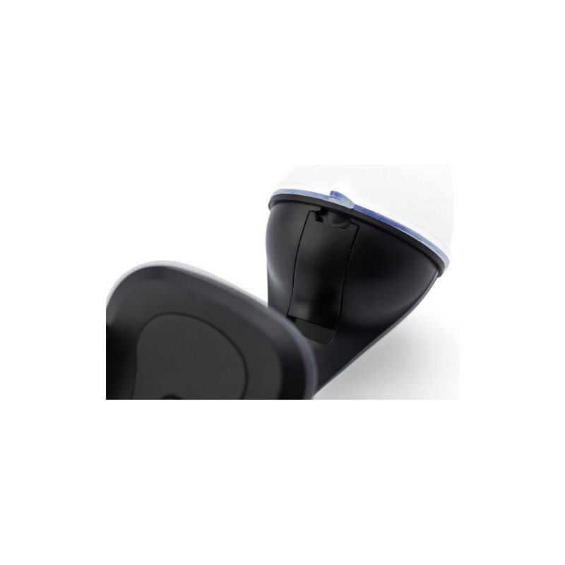 Support de téléphone personnalisé pratique idéal pour voiture - Laurine Matières : plastique Couleurs : noir objet promotionnel 