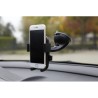 Support de téléphone personnalisé pratique idéal pour voiture - Laurine Matières : plastique Couleurs : noir accessoire événemen