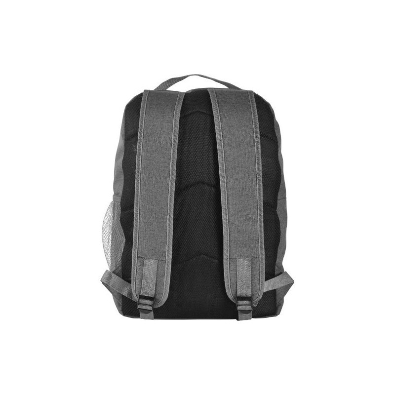 Sac à dos  personnalisé en polycanvas Damian Matières : polyester Couleurs : gris personnalisable avec votre logo