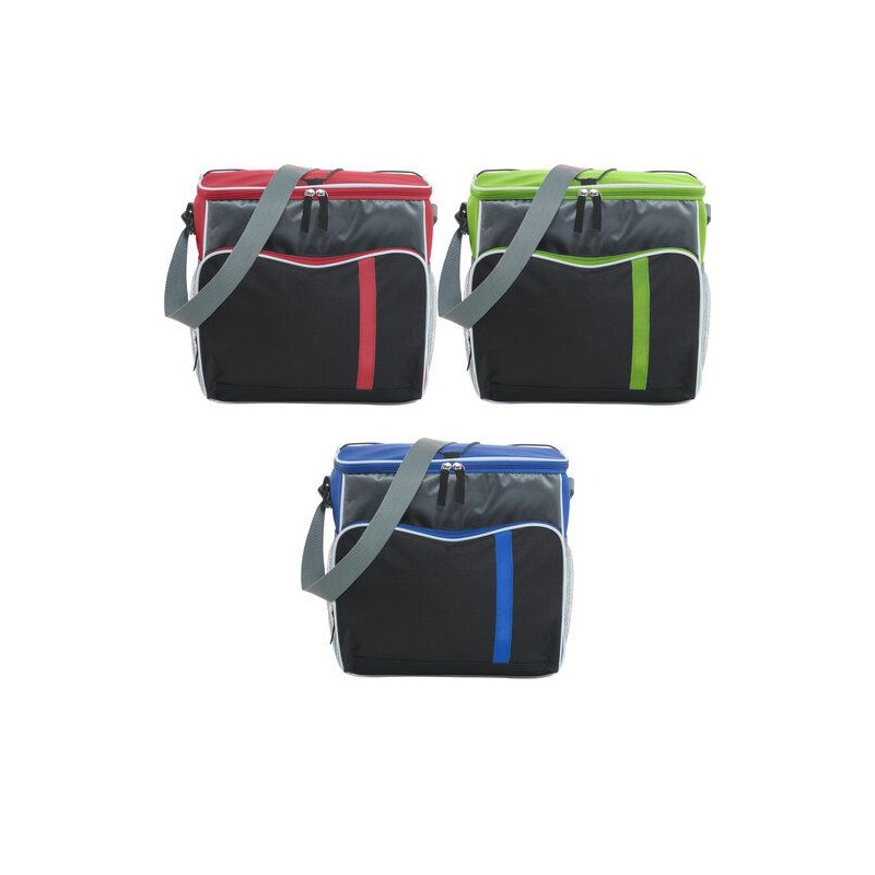 Sac isotherme pratique en polyester personnalisé pour repas - Ravi Matières : polyester Couleurs : bleu cobalt marquage laser ul