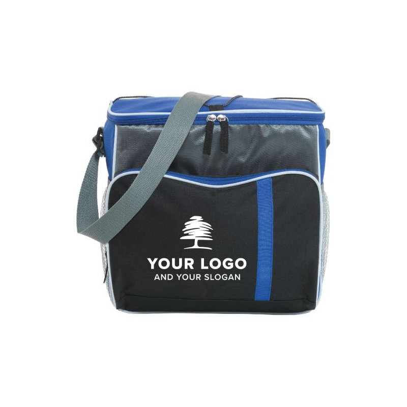 Sac isotherme pratique en polyester personnalisé pour repas - Ravi Matières : polyester Couleurs : bleu cobalt goodies entrepris