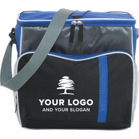 Sac isotherme pratique en polyester personnalisé pour repas - Ravi Matières : polyester Couleurs : bleu cobalt goodies entrepris