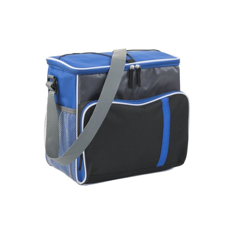 Sac isotherme pratique en polyester personnalisé pour repas - Ravi Matières : polyester Couleurs : bleu cobalt objet publicitair