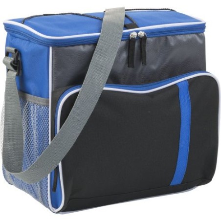 Sac isotherme pratique en polyester personnalisé pour repas - Ravi Matières : polyester Couleurs : bleu cobalt objet publicitair