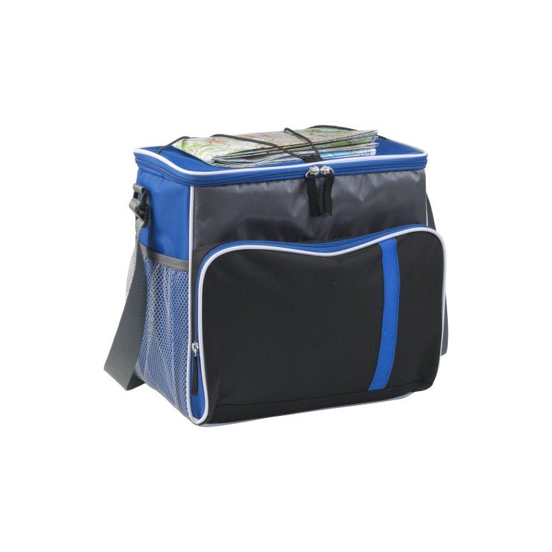 Sac isotherme pratique en polyester personnalisé pour repas - Ravi Matières : polyester Couleurs : bleu cobalt marquage couleur 