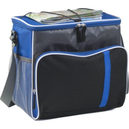 Sac isotherme pratique en polyester personnalisé pour repas - Ravi Matières : polyester Couleurs : bleu cobalt marquage couleur 