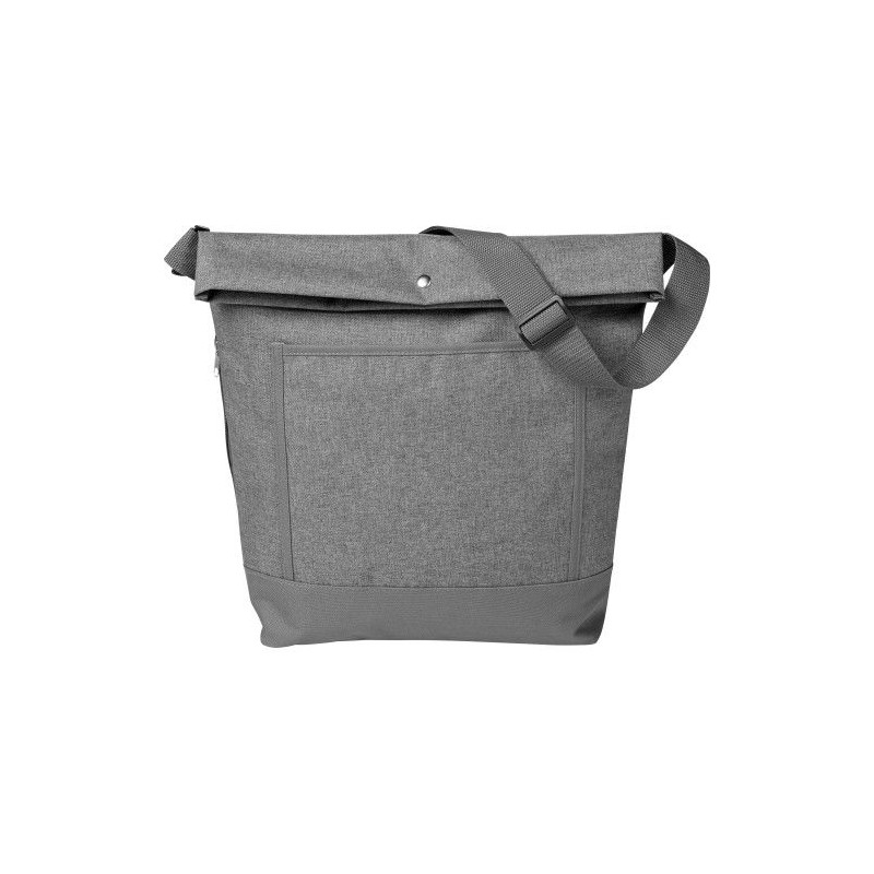 Cabas Pratique en Polycanvas Personnalisé - Hekla, Idéal pour le Quotidien à Prix Abordable Matières : polyester Couleurs : gris