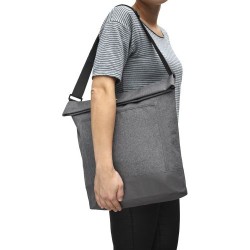 Cabas Pratique en Polycanvas Personnalisé - Hekla, Idéal pour le Quotidien à Prix Abordable Matières : polyester Couleurs : gris