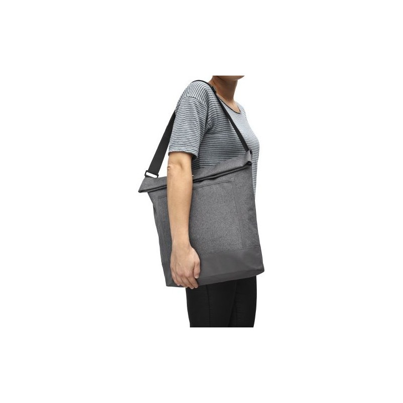 Cabas Pratique en Polycanvas Personnalisé - Hekla, Idéal pour le Quotidien à Prix Abordable Matières : polyester Couleurs : gris